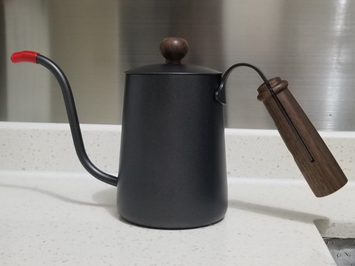 SMART.Z美國胡桃木手沖壺玄鐵黑 SMART.Z美國胡桃木手沖壺玄鐵黑